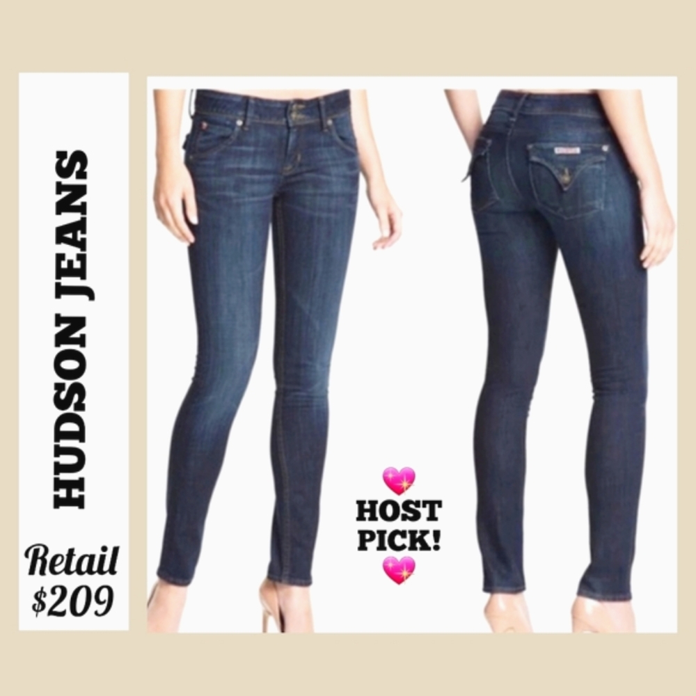 Hudson Jeans $209 Collin Flap Skinny jeans, size 26, FINAL PRICE! - Picture 1 of 13